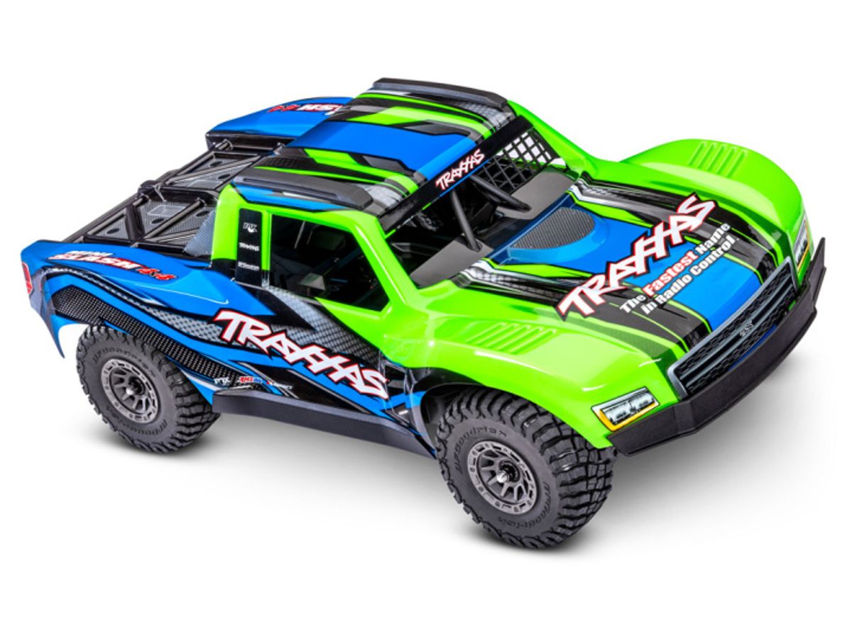 Mini Slash 4x4 RTR TQ BL-2s Green - USB-C Charger / 2s LiPo