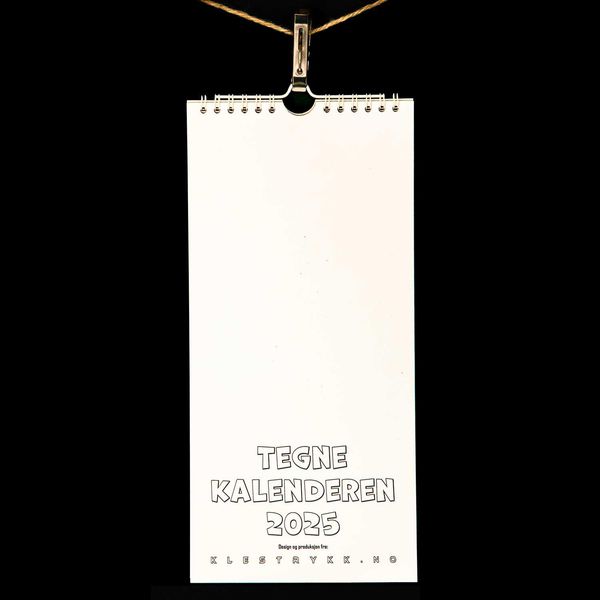 Hovedbilde Tegnekalender 2025 140 x 297 mm